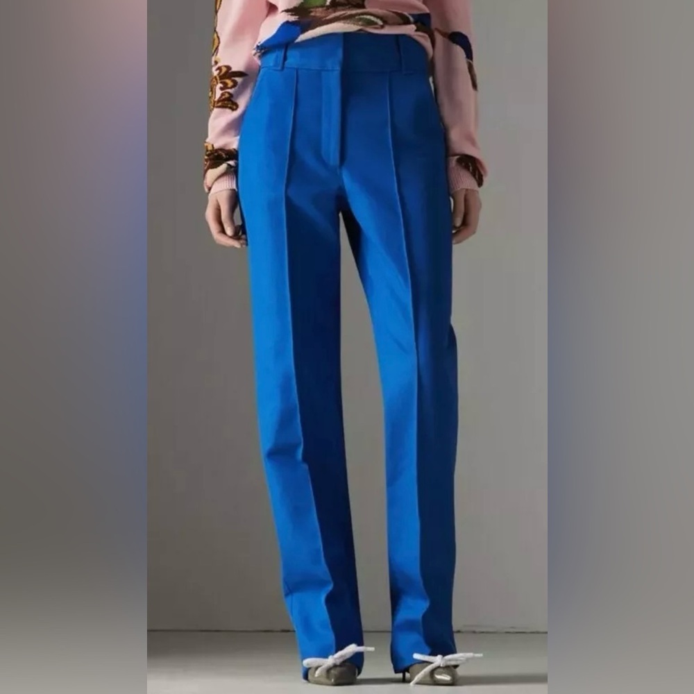 BNWoT Burberry Drill High Waisted Trouser Pant UK 4 // US 2